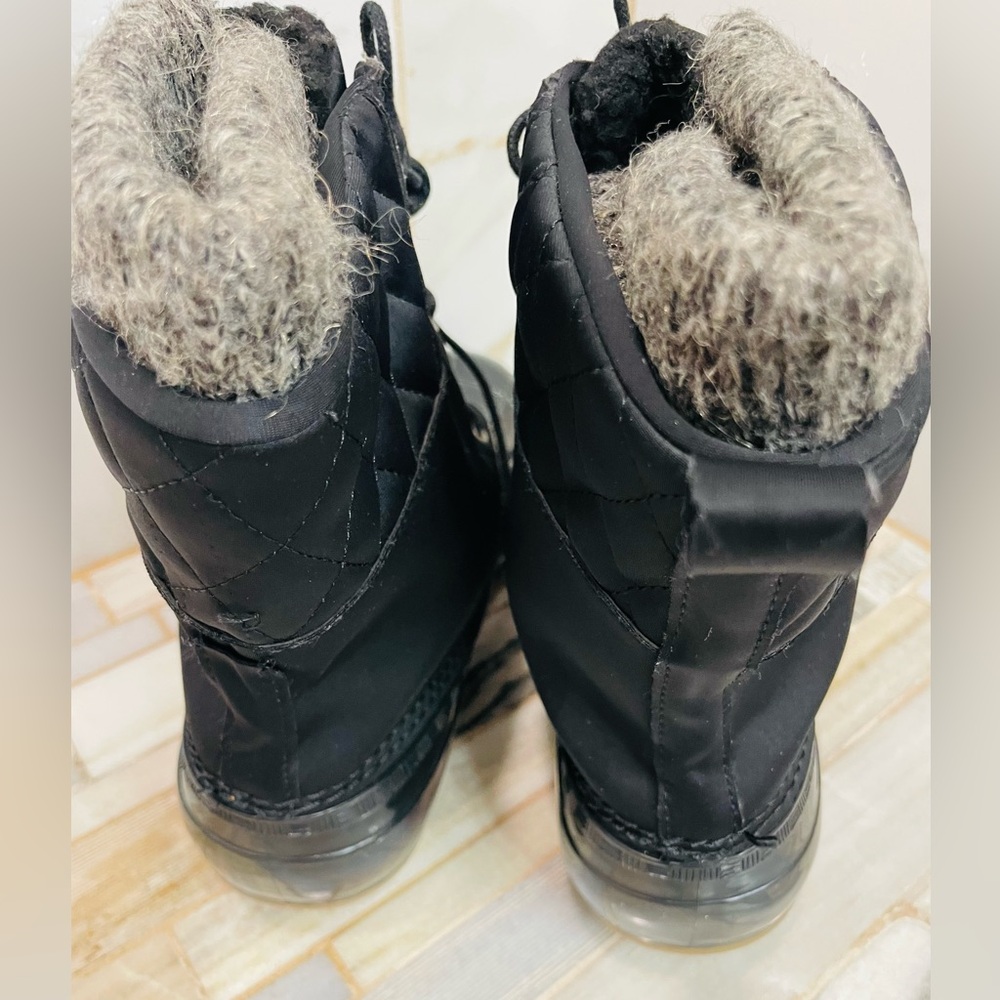 JustFab Black Winter & Rain Duck Boots size 9 - Picture 9 of 16